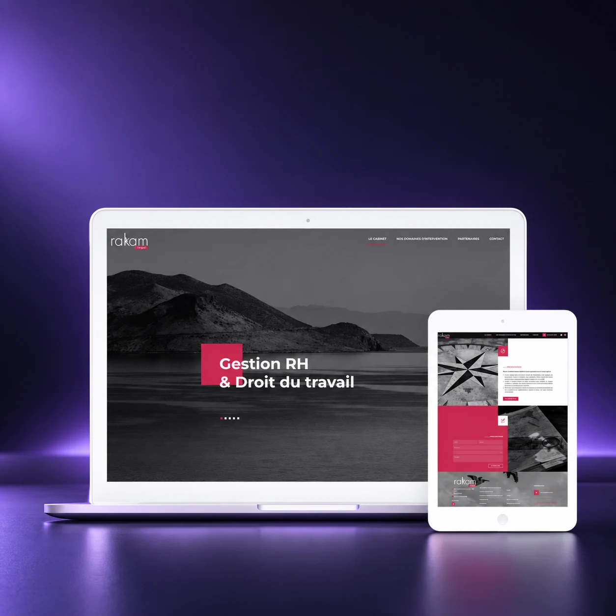 Rakam Legal — Site web · cabinet juridique