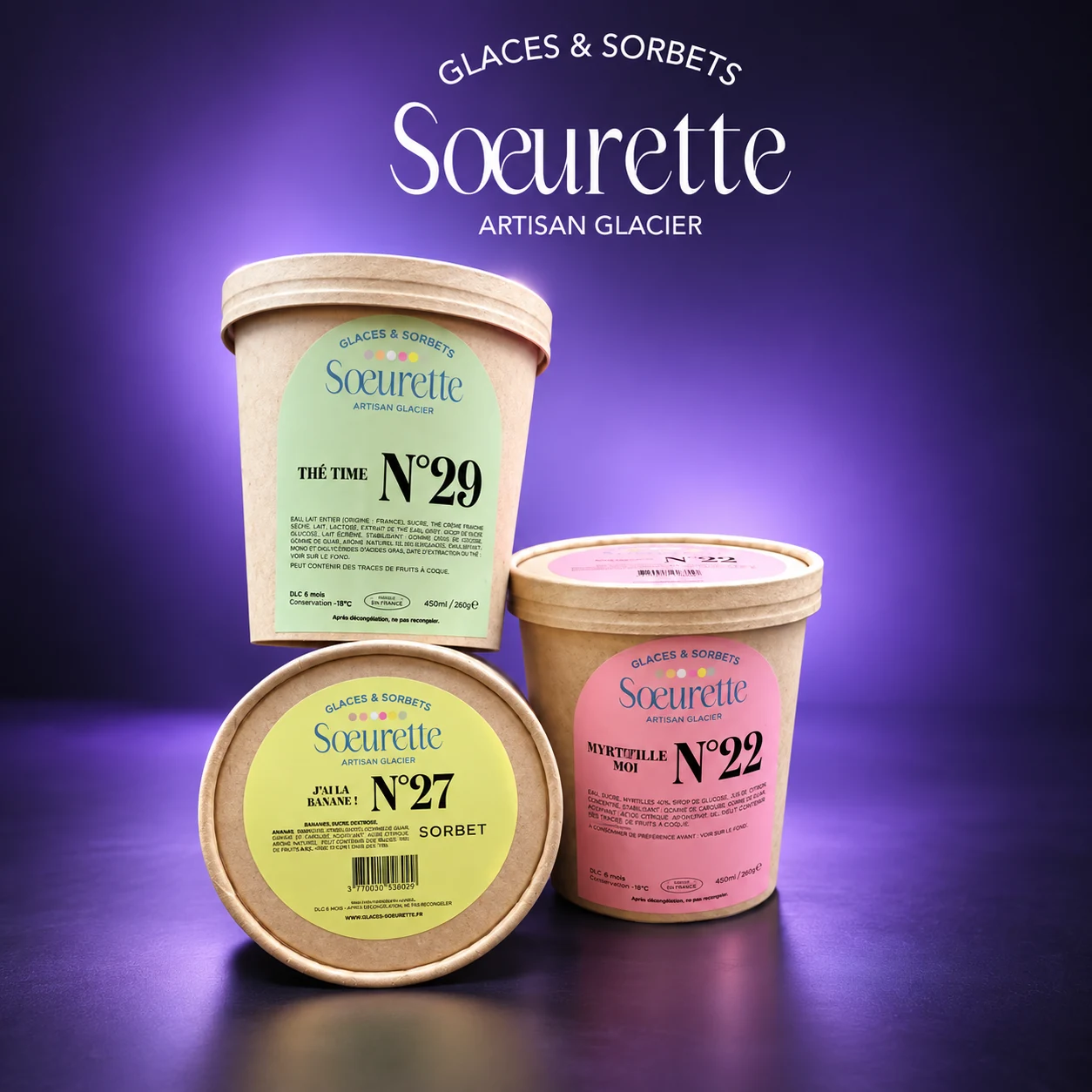 Sœurette — Packaging & communication